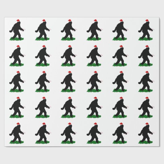 Papier Cadeau Gone Christmas Squatchine (Plat)