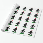 Papier Cadeau Gone Christmas Squatchine<br><div class="desc">* Customisez ceci - Gone Squatchin pour les cadeaux de Noël Sasquatch Silhouette - en ajoutant la couleur arrière - plan de votre choix! Vous pouvez également ajouter du texte ou redimensionner l'image pour qu'elle soit plus grande ou plus petite. * Utilisez le bouton PERSONNALISER IT pour commencer! ****** Visitez...</div>