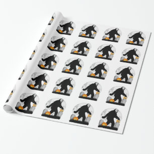 Papier Cadeau Gone Squatchin' - Halloween Squatchin'