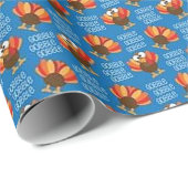 Papier Cadeau Gooble Gooble Gooble Crazy Turquie (Coin rond)