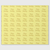 Papier Cadeau Good Morning1 Avoir un joyeux anniversaire (Plat)