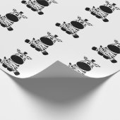 Papier Cadeau Goofy Zebra (Coin)