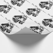 Papier Cadeau Gordon Setter Happy Face (Coin)