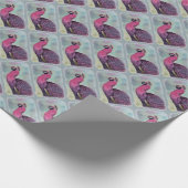 PAPIER CADEAU GORGEANT PEACOCK ROSE (Coin)