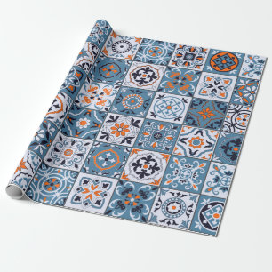 Papier Cadeau Gorgeous seamless pattern in a fashionable color p