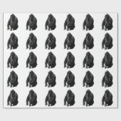 Papier Cadeau Gorilla Pop Art (Plat)