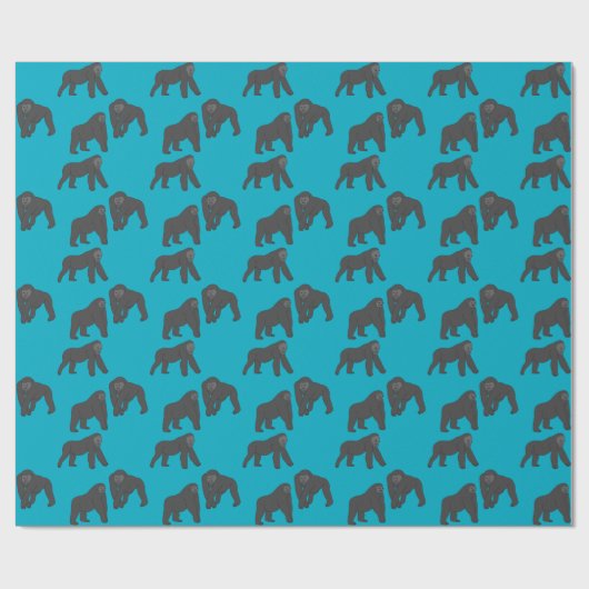 Papier Cadeau Gorillas (Plat)