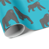 Papier Cadeau Gorillas (Coin rond)