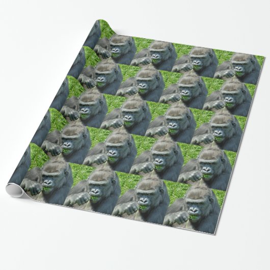 PAPIER CADEAU GORILLAS (Déroulé)