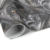 Papier Cadeau Gorille (Coin rond)