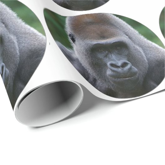 Papier Cadeau "Gorille " (Coin rond)