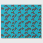 Papier Cadeau Gorilles (Plat)