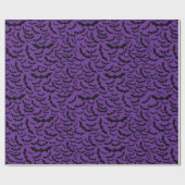 Papier Cadeau Goth Bats (Plat)