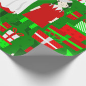 Papier Cadeau goth girl halloween noël fantôme (Coin)