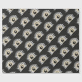 Papier Cadeau Gothic Baby Shower Halloween (Plat)