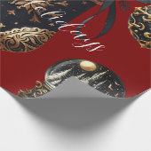 Papier Cadeau Gothic Holidays Wrapping Paper (Coin)