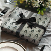 Papier Cadeau Gothic Victorian Haunted House Happy Halloween