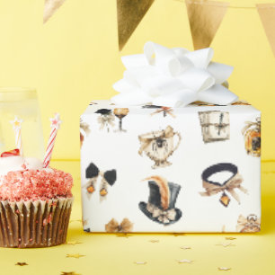 Papier Cadeau Gothique avec une touche de Coquette
