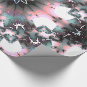 Papier Cadeau Gothique Frozen Winter Spider Web (Coin)