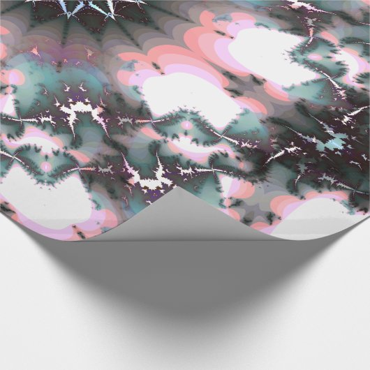 Papier Cadeau Gothique Frozen Winter Spider Web (Coin)