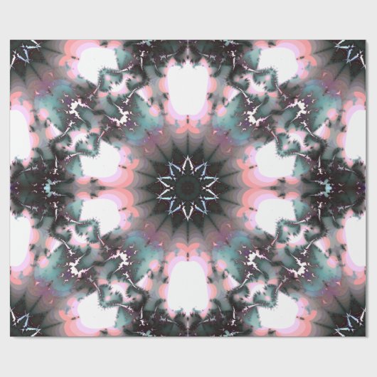 Papier Cadeau Gothique Frozen Winter Spider Web (Plat)