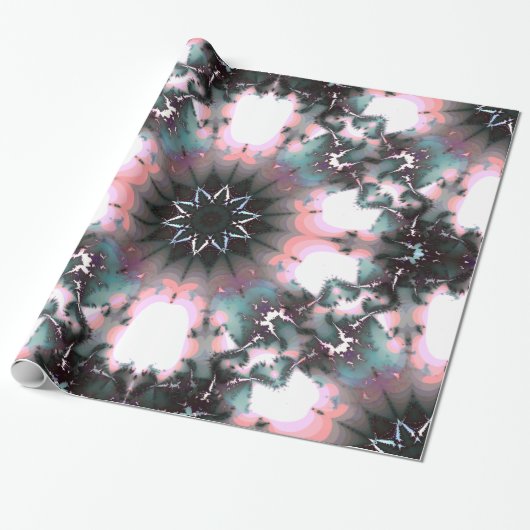 Papier Cadeau Gothique Frozen Winter Spider Web (Déroulé)