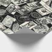 Papier Cadeau Gothique Witchcraft Cartes de Tarot Victorian Goth (Coin)