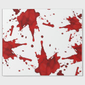 Papier Cadeau Gouffre de sang (Plat)