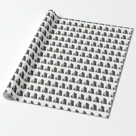 Papier Cadeau Goule (Déroulé)