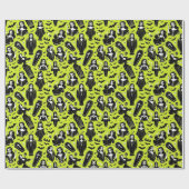 Papier Cadeau Goules vampires (Plat)