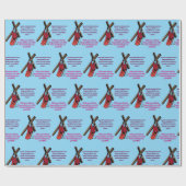 Papier Cadeau Grace in the Manger baby blue (Plat)