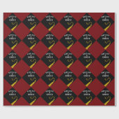 Papier Cadeau Grad Graduation Cadeau Maroon (Plat)