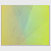 Papier Cadeau Gradation géométrique jaune moderne (Plat)