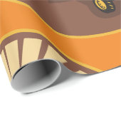 Papier Cadeau Grader rétro (Coin rond)