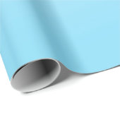 Papier Cadeau Gradient bleu et blanc (Coin rond)