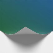 Papier Cadeau Gradient bleu-vert (Coin)