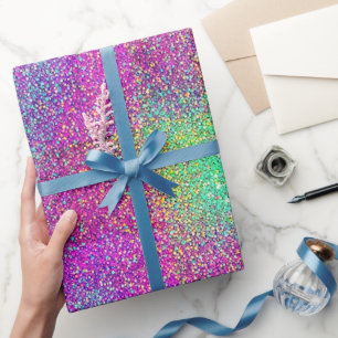 Papier Cadeau Gradient brillant rose magique