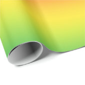 Papier Cadeau Gradient d'arc-en-ciel - modèle customisé (Coin rond)