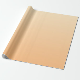 Papier Cadeau Gradient de couleur jaune clair et orange