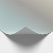 Papier Cadeau Gradient de crème turquoise (Coin)