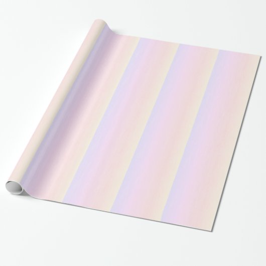 Papier Cadeau Gradient en pastel (Déroulé)