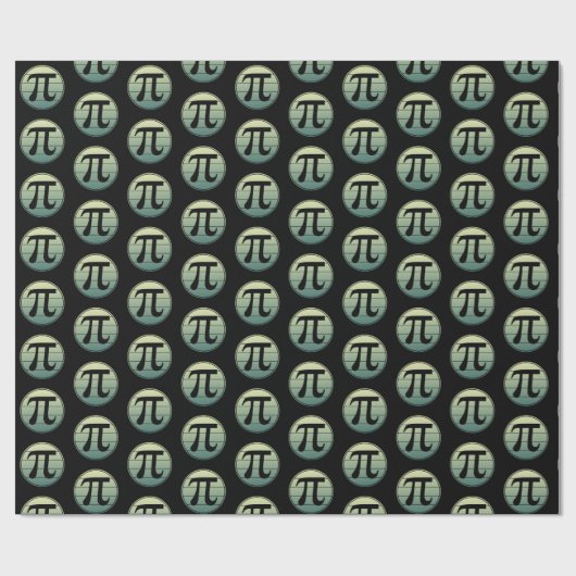 Papier Cadeau Gradient | Happy Pi Day Math (Plat)