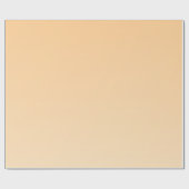 Papier Cadeau Gradient jaune clair et orange (Plat)
