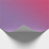 Papier Cadeau Gradient minimal de framboise rose à pourpre (Coin)