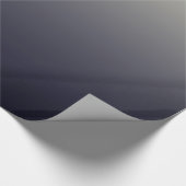 Papier Cadeau Gradient noir à la mode d'Ombre (Coin)