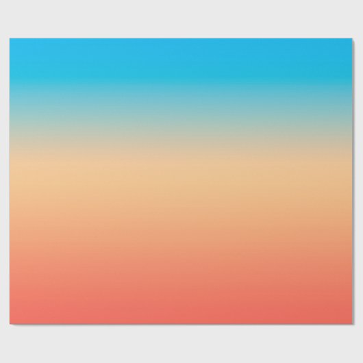 Papier Cadeau Gradient ombre (Plat)