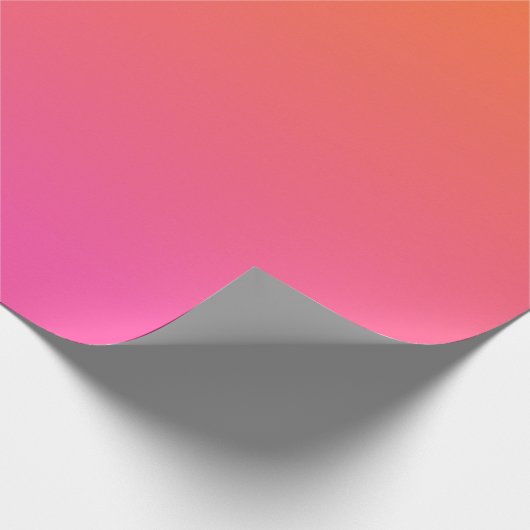 Papier Cadeau Gradient orange et rose (Coin)