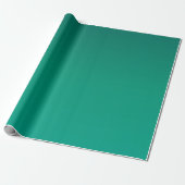 Papier Cadeau Gradient vert du feuillage (Déroulé)