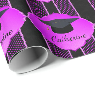 Papier Cadeau Graduation Cap Faux Rhinestone Nom personnalisé