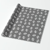 Papier Cadeau Graduation Gris sur mesure (Déroulé)